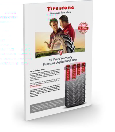 10 lat gwarancji na opony rolnicze Firestone